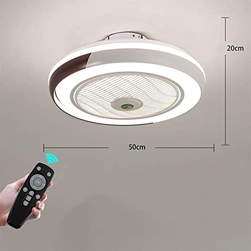Ventilateur de plafond télécommande et lumière LED variable 40W moderne - 6