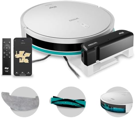 WAP Robô Aspirador de Pó ROBOT W1000 Mapeamento de Tempo Real GYR...