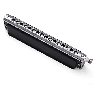 KIRANDIE Harmonica Chromatique 16 Trous 64 Ton Bouche d'organes Instrumentos Chromatic Harmonica C Instruments de… – Image 3