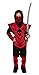 HENBRANDT Costume da Ninja per Bambini di Grandi Dimensioni età 10 - 12 Anni