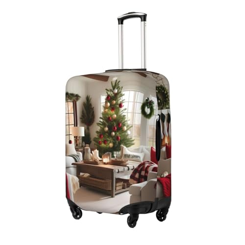 Farmhouse Christmas Luggage Covers For Suitcase Approved,Suitcase Cover Protector Fit 18-32 InchLuggage2