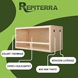 Repiterra terrarium bois OSB 100x40x40 cm à assembler photo 2