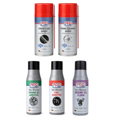 Image of ADD LUB Bike Essential Care Kit | Complete Motorcycle Maintenance & Performance Booster Combo