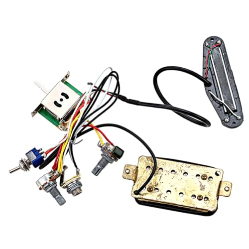 GALPADA 1 set Guitar Control Plate Multi Function Acoustic Pickup System for Easy Replacement Lightweight Setup Compatible with Electric and Jazz Guitars Durable Craftsmanship for Reliable