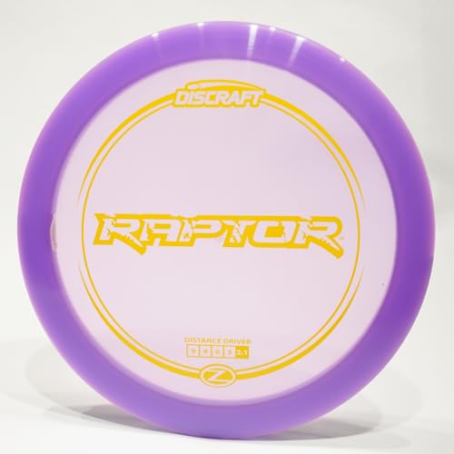 Discraft Z Raptor Disc Golf Fairway Driver, Pick Color/Weight [Stamp & Exact Color May Vary] Purple 173-174 Grams