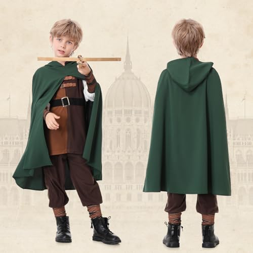 Image of Boys Medieval Renaissance Costumes Kids Pirate Viking Outfit for Halloween
