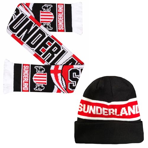 Bonnet de ski isolant Sunderland rouge et noir à chaleur ultime