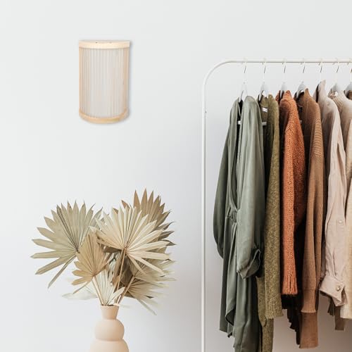 Lámpara de pared trenzada con luz ambiental cálida para interiores 4