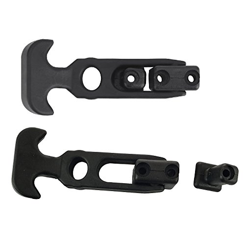 Creatyi 4 Pcs Rubber Flexible T-Handle Draw Latches,For Tool Box,Cooler, Golf Cart, Engineering Machine Hood Or Farm Machinery #TOP5