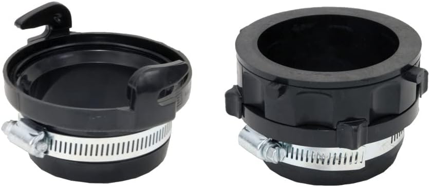 Valterra F02-2029VP Quick Connect System with Rotating Bayonet Fitting and Hose Clamps, Black