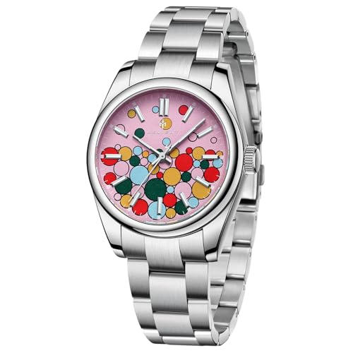 AKNIGHT Men Watch Waterproof Stainless Steel Analog Chronograph Fashion Watch, Easy Read Men Dress Watch Luminous Wrist Watch Elegant Gift, PINK-C-2122, Fashion (B0CN465BYM) Amazon Price History, Amazon Price Tracker