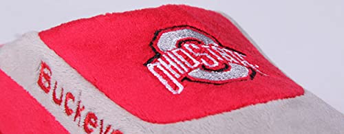 Comfy Feet Everything Comfy Ohio State Buckeyes Low Pro Stripe Slip On Slipper, Large #TOP7