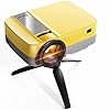 Videoprojector 6500 lumen, 720P, mini-projector, draagbaar, met statief, thuisbioscoop, Yefound Q6, voor TV stick/HD/USB/AV/PS4/laptop