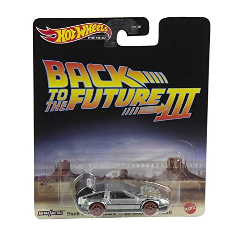 Modelo a escala Time Machine Metal Back to the Future miniatura 4