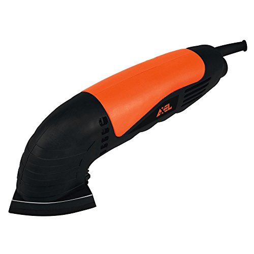 LEVIGATRICE A DELTA 180W palmare platorello velcrato piastra 90x90x90mm accessoriato Axel