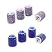 4Pcs Long Style Diamond Bling Car Wheel Tyre Stem Air Caps Dustproof Rhinestone Tire Valve Caps Auto Accessoires(Blue)
