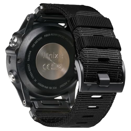 22mm �i�C�����r���v�o���h Garmin Fenix 8 47MM/7/6/6 Pro/5/Epix Gen 2�p�o���h �J���t���[�W�� �N�C�b�N�t�B�b�g�o���h Forerunner 935/945/Approach S62/S60/MARQ�p �u���b