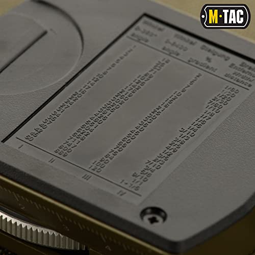 M-Tac Lensatic Sighting Army Compass - Multifunctional Tactical Military Grade Compass With Case Pouch For Survival Camping Hiking Navigation #TOP6