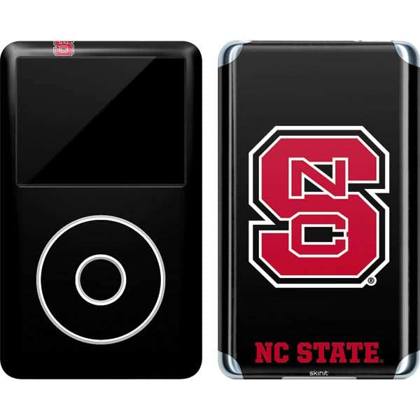Skinit Decal MP3 Player Skin Compatible with iPod Classic (6th Gen) 80GB - Officially Licensed College NC State Logo Design