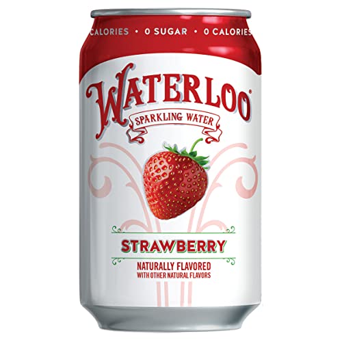 Waterloo Sparkling Water Waterloo Strawberry Sparkling Water, 12 Fl Oz