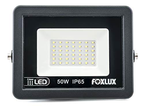 Foxlux Refletor LED 50W 6500K Preto Bivolt
