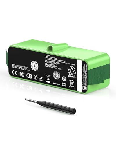 Image of 1800Li Replacement Battery for iRobot Roomba, Imported battery Replacement for Roomba 900 800 700 600 Series, for 960 965 970 980 981 801 805 850 860 877 890 891 895 780 790 614 615 640 665 670 675