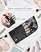 MONSTINA Makeup Brush Organizer Bag,High Capacity Portable Stand-Up Makeup Brush Holder,Professional Artist Makeup Brush Sets Case Waterproof Dust-proof Makeup Brush Cup