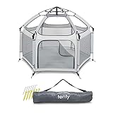 FÜR INDOOR UND OUTDOOR – Egal ob im Wohnzimmer, im Garten oder am Strand, das tenty Laufgitter ist sowohl für den Außen- wie auch für den Innenbereich geeignet. Mit dem tenty Laufgitter sind Sie immer mobil!