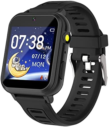 Smart Watch for Kids, Kids Smart Watch for Boys Girls HD Touchscreen Interactive Smartwatch with 5 Languages 24 Games Camera Music Video Audio Recording Alarm Clock Calendar Gift for Toddlers Boys Girls