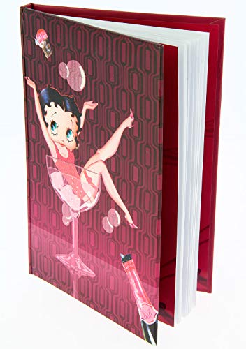 Betty Boop carnet de notes champagne rigide de format moyen pour écriture et journal de bord