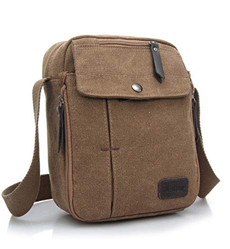 Small Messenger Bag Purse, Urmiss Men's Multifunctional Canvas Messenger Handbag Outdoor Sports...