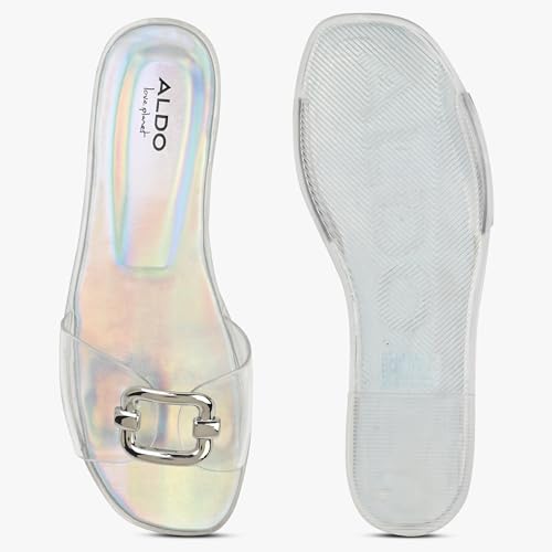 Image of Aldo Jellyicious Women's Transparent Flat Sandals