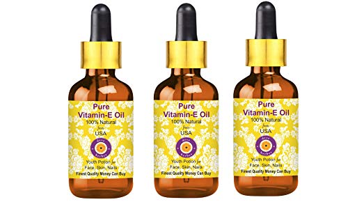Huile de vitamine E qualité thérapeutique naturelle Deve Herbes 3x100ml soin d'exception