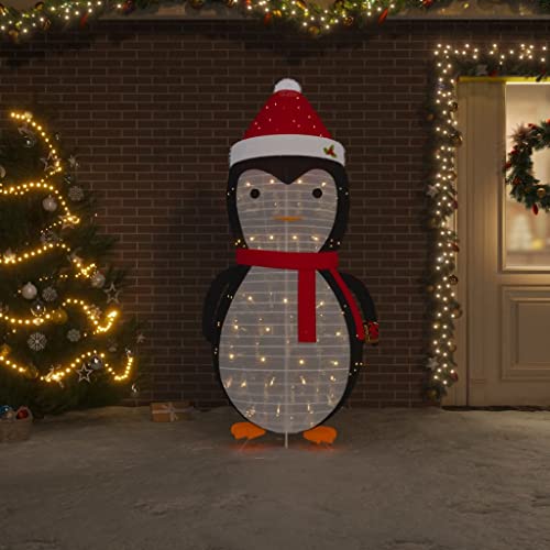 Pingouin de Noël LED pour illuminer vos soirées d'hiver en famille au jardin