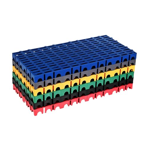 4 Piezas De Rejillas De Piso De Lavado De Autos,Rejillas De Drenaje De Plástico,Paneles De Rejilla Modulares Y De Libre Conexión,Adecuados for Cubiertas De Lavado De(Color6)