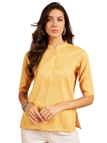 Image of Modeve Women Cotton Top for Summer