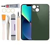 Yuntunele Cover posteriore in vetro di ricambio per iPhone 13 Tutti i vettori con set di strumenti professionali