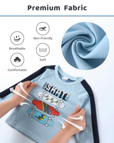 YALLET Baby Boy Skateboard Sweatsuit