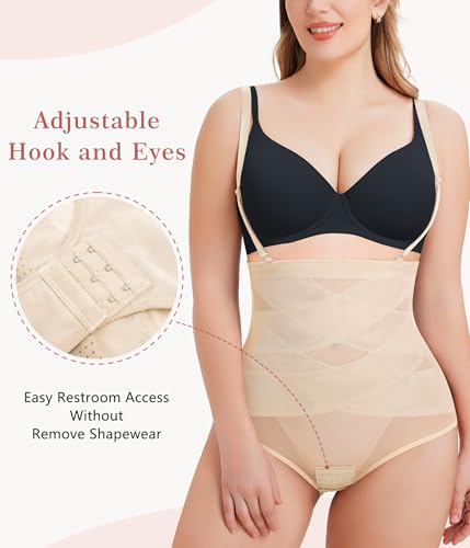 Tummy Control Shapewear for Women - Butt Lifting Shapewear Body Shaper High Waist Tummy Control Panties2