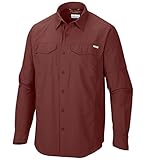 columbia sportswear jacke Omni-Shade UV-Schutzfaktor 50 Columbia Sportswear Herren Big and Tall Silver Ridge Langarmshirt Red Rocks, 4X Tall