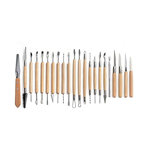 Multifunctioneel 30 stks/set Polymeer Clay Siliconen Gereedschap Sculpting Kit Sculpt Smoothing Wax Carving Aardewerk Keramische Shapers Modellering Gesneden voor kleiaardewerk, doe-het-zelf - Image 3