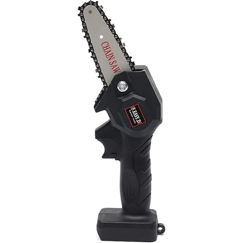 Moto Serra Elétrica A Bateria 600w 24v Mini Motosserra 4 Polegadas Carregador Bivolt Premium