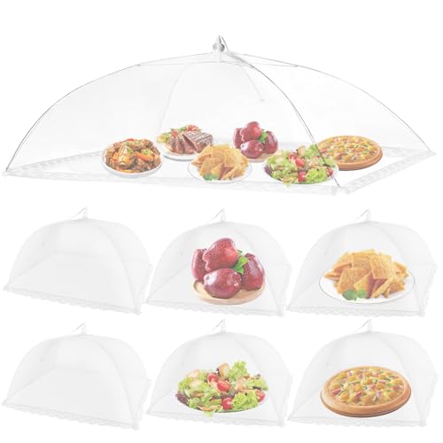 Mesh Food Cover Set for Outdoors (XL + 6 Large)