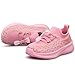 HOKYBATM Boys Girls Shoes Kids Sock Sneakers Lightweight Running Tennis Fitness School Child Shoes Pink Toddler Size 8.5