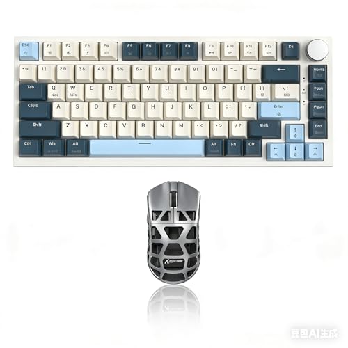 ATTACK SHARK K85 ���s�b�h�g���K�[ �Q�[�~���O�L�[�{�[�h&R3 �Q�[�~���O�}�E�X ���ϋv�}�O�l�V�E�������V�F�� ���C�����X