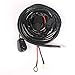 Quandingyi Universal Led Light Bar Wiring Harness 12V 40A Power Relay Blade Fuse ON/Off Switch for Off Road LED Work Light Bar