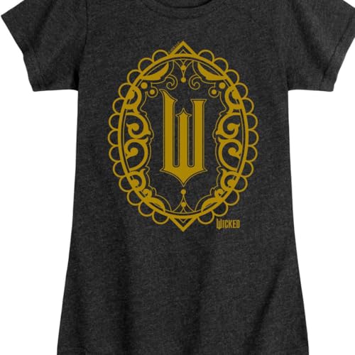 Wicked - Art Deco Logo - Girls Toddler and Youth Fitted Short Sleeve Graphic Tee3