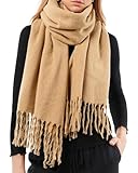 FURTALK Scarf for Women Men Soft Warm Blanket Scarf Pashmina Shawl Winter Thick Womens Scarves