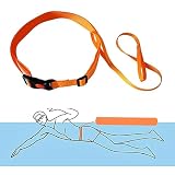 ANCLLO 2 STÜCKE Schwimmtrainingsgürtel Schwimmleine Stationäres Schwimmgeschirr Statischer Schwimmgurt Für Aufblasbare Schwimmboje Schleppschwimmer Luft