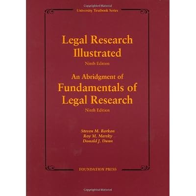 Legal Research Illustrated